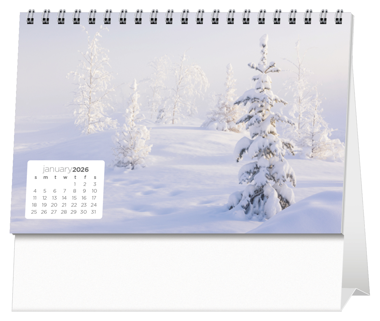 2025 Simplicity Large Desk Calendar 71/2" x 61/2" Imprinted Tent