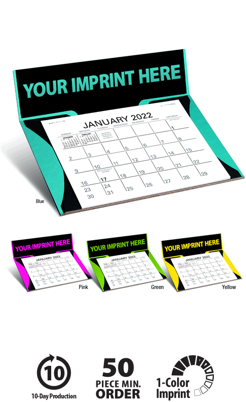 Curved Memo Desk Calendar | ValueCalendars.com