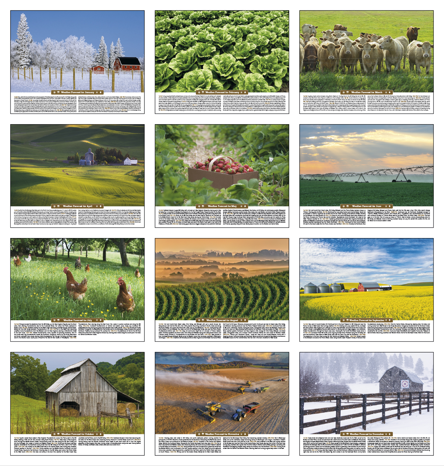 Scenic Almanac Calendar