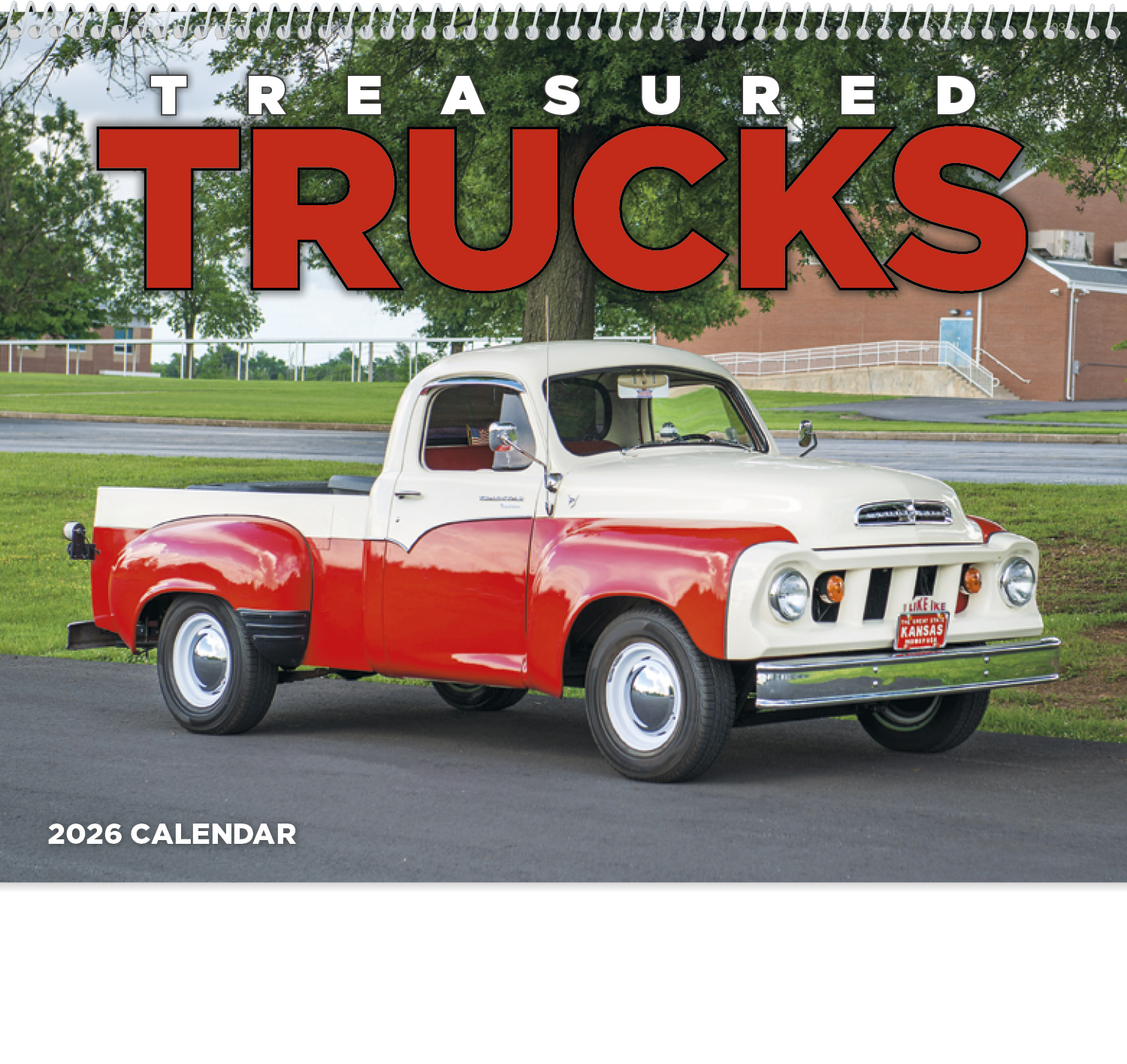 2024 Treasured Trucks (Spiral) Calendar 11" X 19" Imprinted Spiral