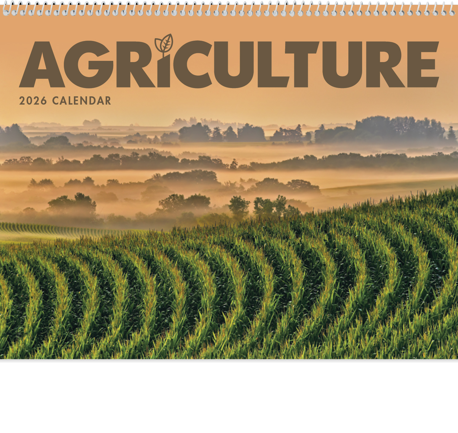 2024 Agriculture Calendar 11" X 19" Imprinted Spiral Bound; Drop Ad