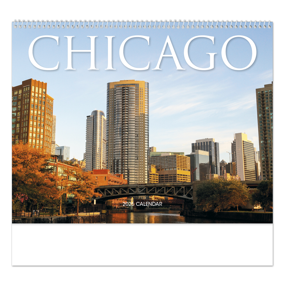 Chicago Spiral Wall Calendar