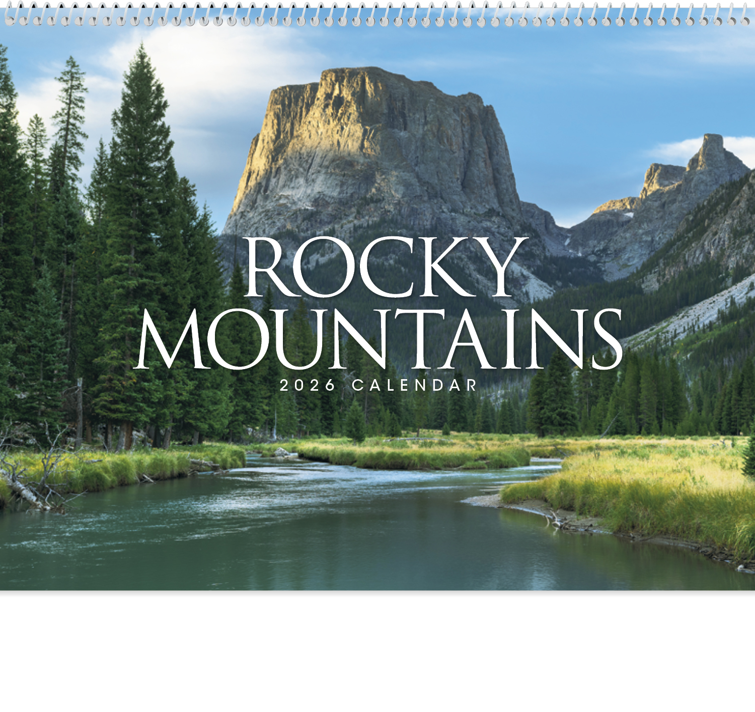 Rocky Mountains Spiral Wall Calendar
