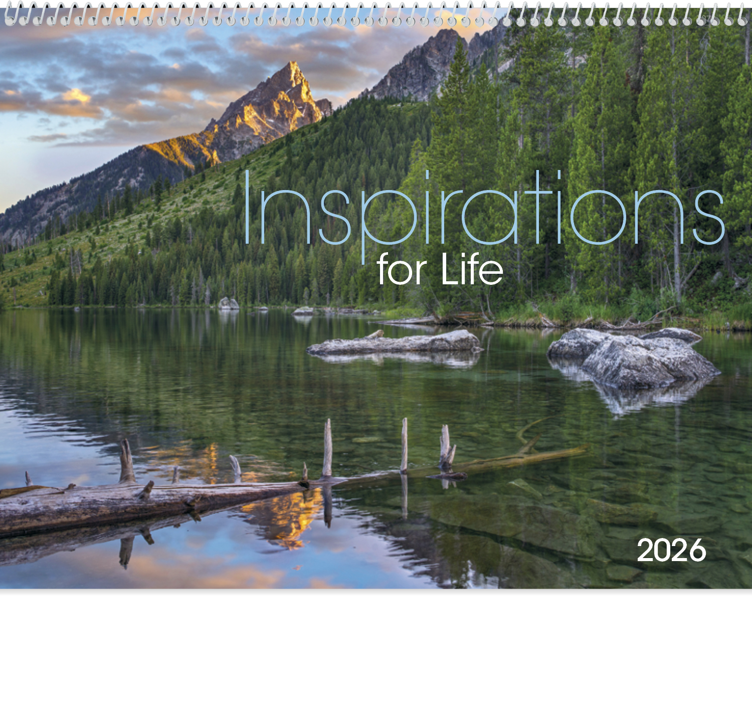 2025 Inspirations For Life (Spiral) Calendar 11" X 19" Imprinted