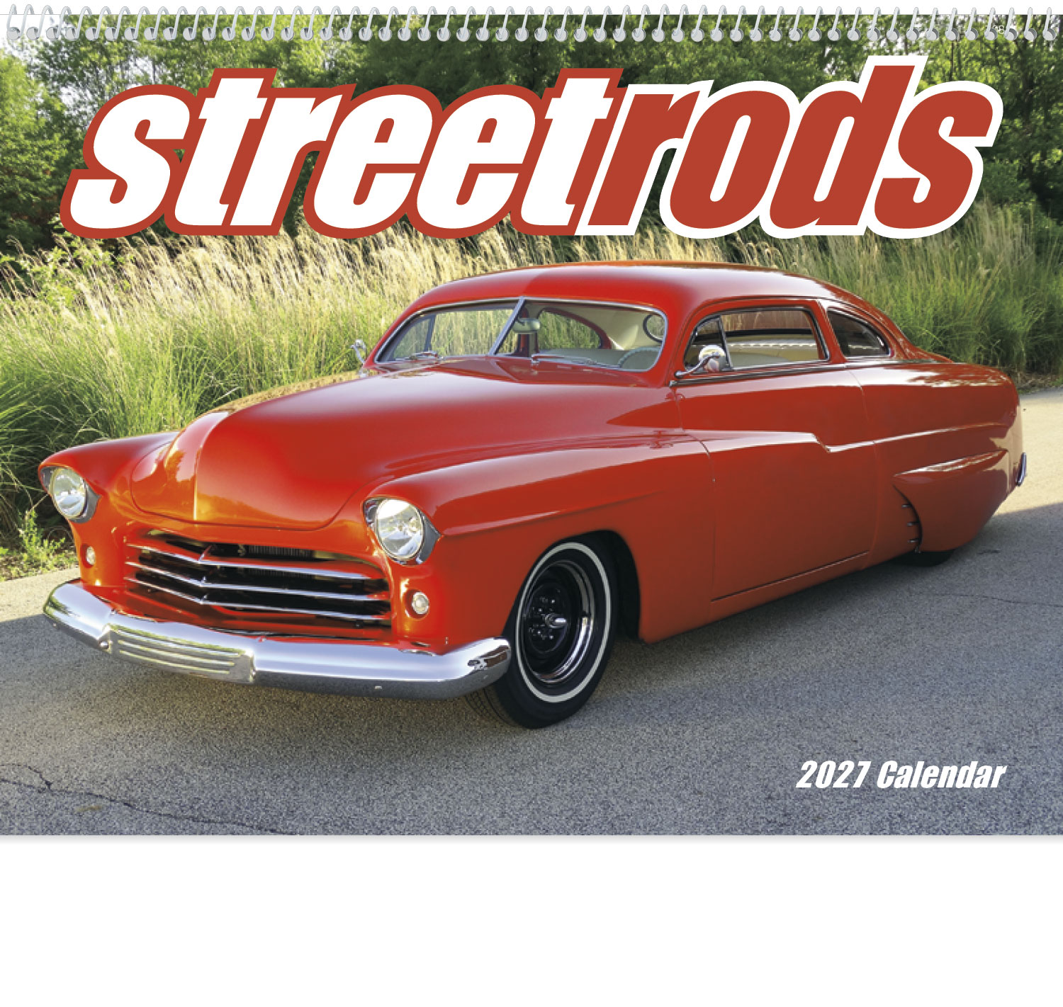 2023 Street Rods Spiral Calendar 11 X 19 Imprinted Spiral Bound 