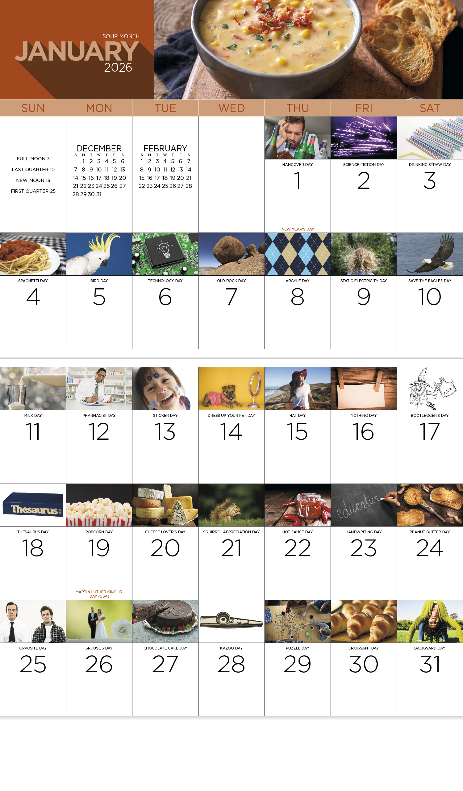 National Days Calendar 2024 Printable Dulce Glenine