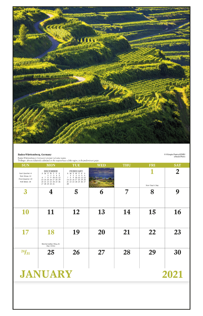 Vineyard Calendar