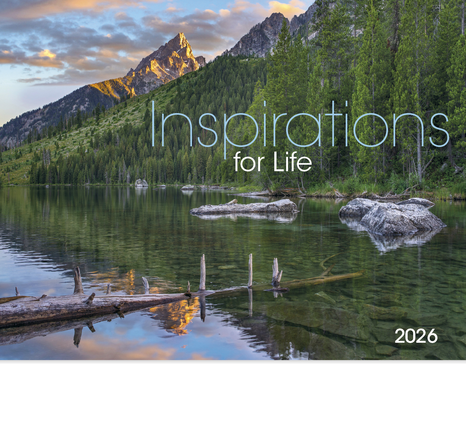 2024 Inspirations For Life Calendar 11" X 19" Imprinted Staple Bound