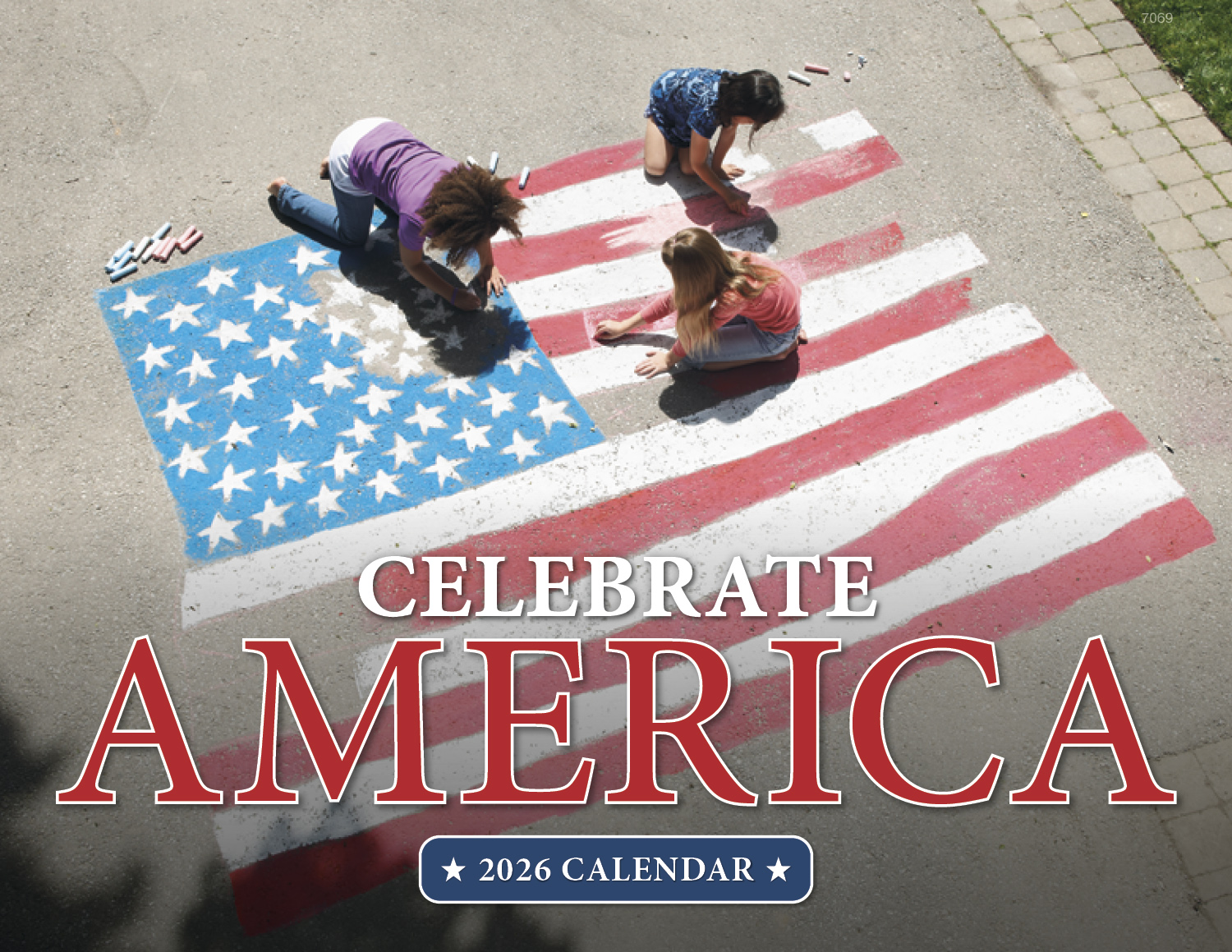 2025 Celebrate America (Window) Calendar 11" x 17" Imprinted Window
