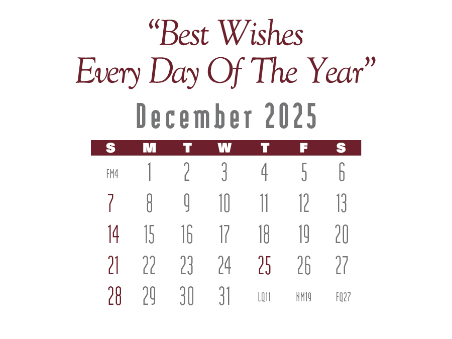 2024 Contemporary PressnStick Calendar Approx. 3" x 5" Customized