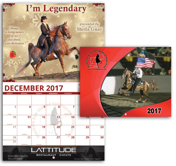 Southern_New_England_Saddlebred_Calendars | 2017 Custom Calendar