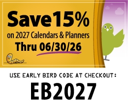 2027 ValueCalendars.com Early Bird Calendar Discount