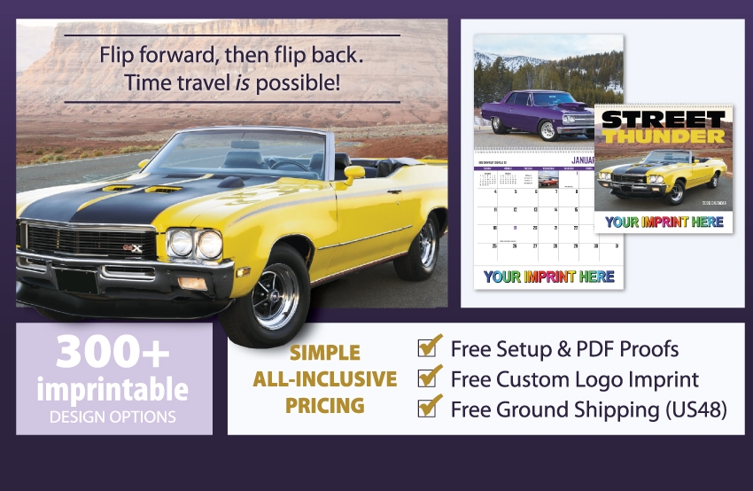 Time Travel Wall Calendar Banner
