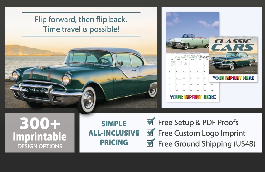 Time Travel Wall Calendar Banner