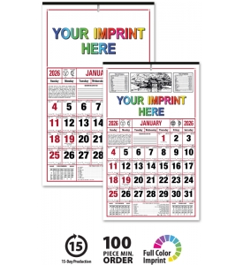 Almanac Calendar, 11.5 x 19 (8-Sheet)
