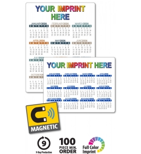 Custom Calendar Magnet, 8.5 x 11 (Laminated)