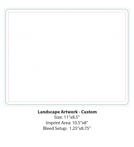 Custom Repositionable Sticky Back Card Calendar, 8.5 x 11