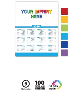 Spark Custom Laminated Card Calendar, 8.5 x 11