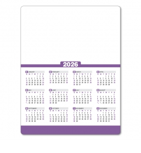 Spark Custom Repositionable Sticky Back Card Calendar, 8.5 x 11