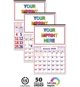 Apron Calendar, 13 x 19.5