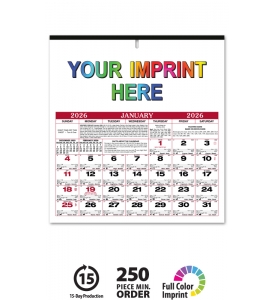 Almanac Calendar, 11.5 x 11 (6-Sheet)