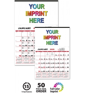 Contractor&#039;s Apron Calendar, 19 x 27.5