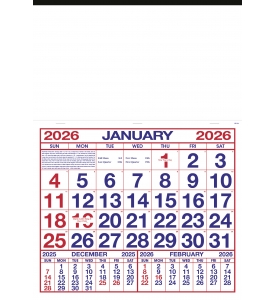 Apron Calendar, 19 x 27.5 (Billboard)