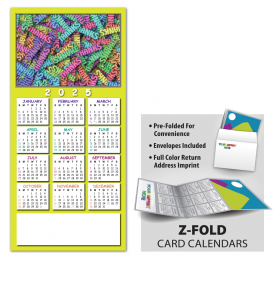 Thank You Z-Fold Greeting Card Calendar