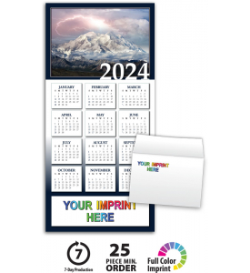 Stormy Sky Z-Fold Greeting Card Calendar