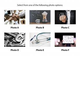 Z-Fold Greeting Card Calendar, Business