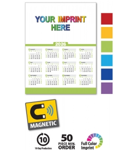 Spark Custom Calendar Magnet, 8.5 x 11 (Uncoated)
