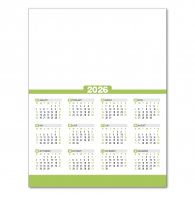 Spark Custom Calendar Magnet, 8.5 x 11 (Uncoated)