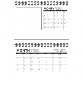 • Custom Desk Tent Calendar (4x6, 12-Sheet)
