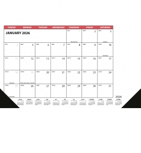 Flex Desk Pad Calendar, Side Ad (Accent)
