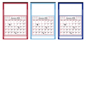 Apron Calendar, 14.75 x 22.25