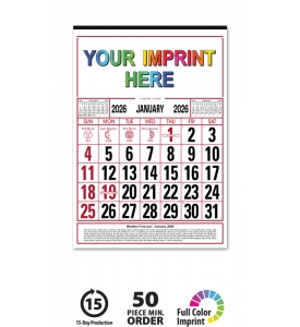 12-Sheet Commercial Calendar, 13 x 19 (Forecaster)