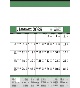 Contractor&#039;s Calendar, 13 x 19 (Accent)