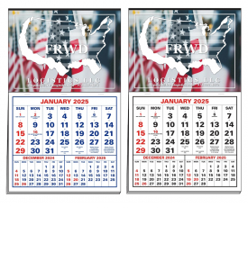 Half Apron Single Image Calendar, 3-Month View (13-1/2x22)