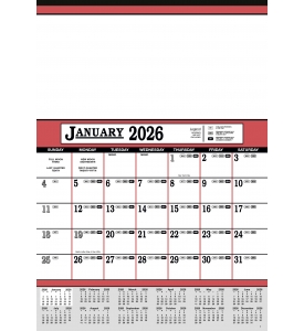 Contractor&#039;s Calendar, 19 x 27 (Billboard Accent)
