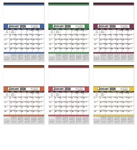 Contractor&#039;s Calendar, 19 x 27 (Billboard Accent)