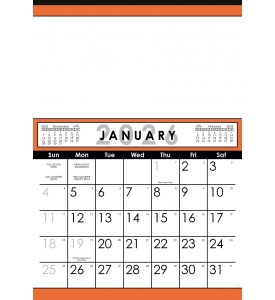 12-Sheet Commercial Calendar, 19 x 27 (Accent)