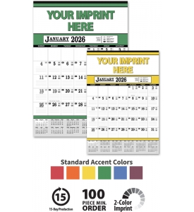 Contractor&#039;s Calendar, 19 x 27 (Accent)