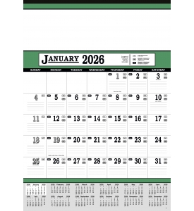 Contractor&#039;s Calendar, 19 x 27 (Accent)