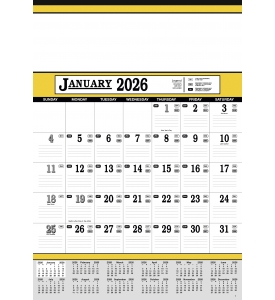 Contractor&#039;s Calendar, 19 x 27 (Accent)