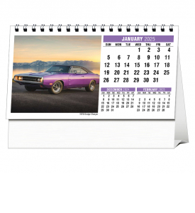 Classic Cars Desk Calendar