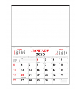 Single Image Apron Wall Calendar, 12 Month Large (17x23) - Stapled Pad