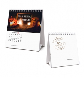 • Image Personalized, Small Desk Tent Calendar