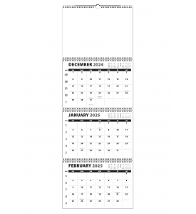 3-Month/4-Panel Jumbo Single Photo Wall Calendar