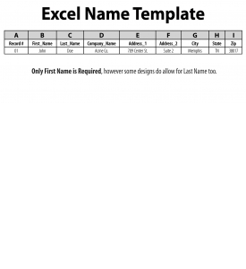 • Image Personalized Individual Name Wall Calendar