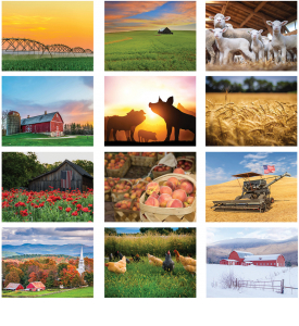 American Agriculture Spiral Calendars